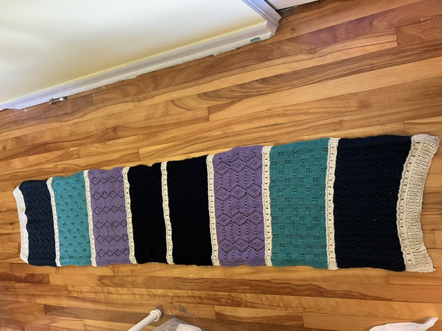 Eyelet Divider Lace Shawl